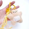 Heart Carabiner Strap Bear Doll Keychain Key Holder