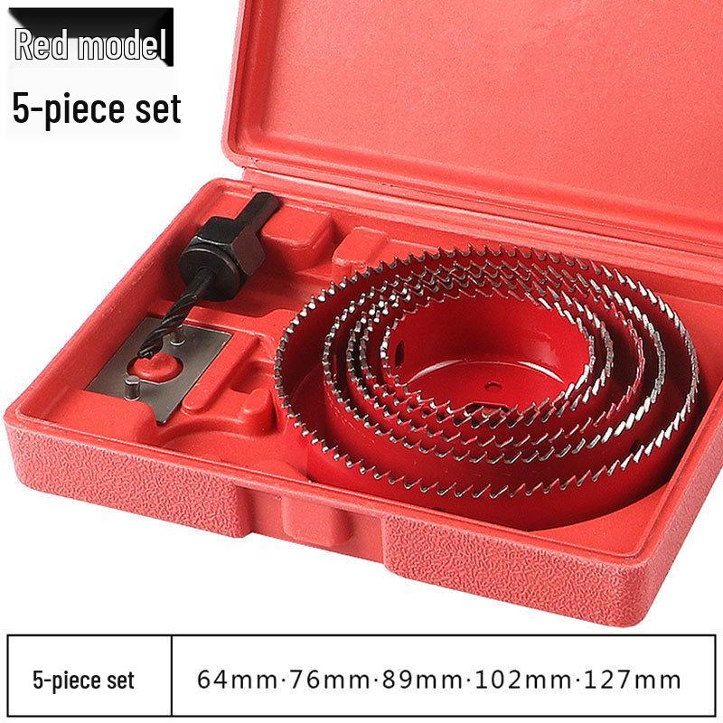 Multifunctional Woodworking Hole Opener: Wooden & Plastic Drill Bit Set for Drywall, Ceiling, and Downlight Installation