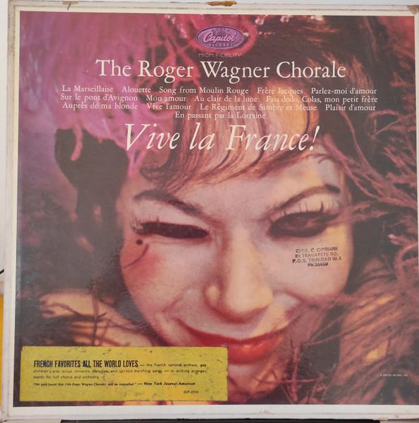 

LP Record ROGER WAGNER CHORALE Vive La France P8554 CAPITOL 1961 US Classical Used