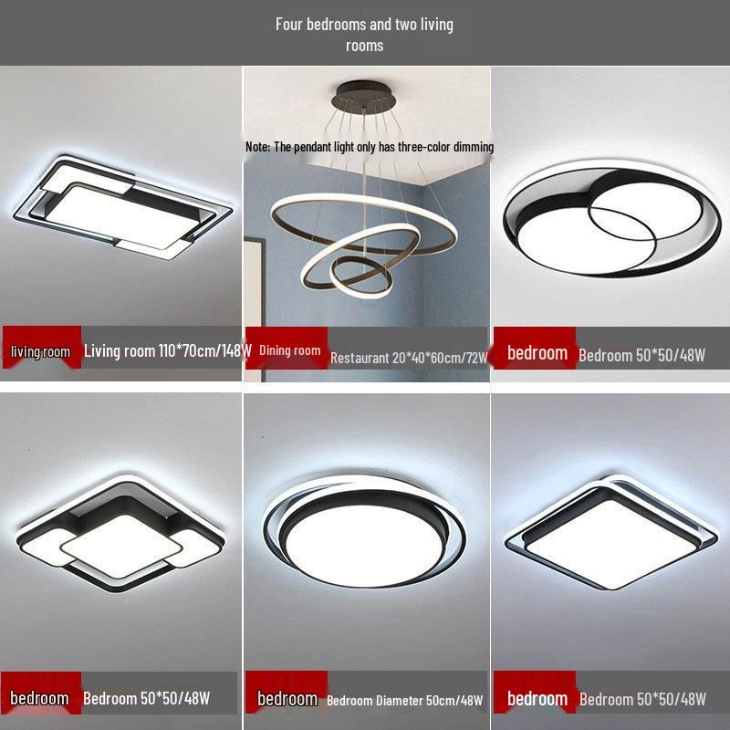 Zhongshan Modern LED Ceiling Light Package for Living Room, Bedroom, and Dining Room