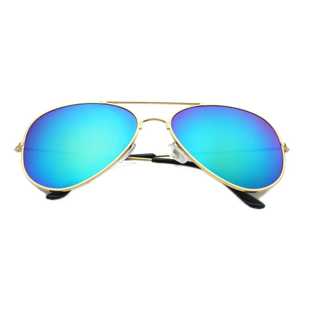 FOENIXSONG Mode Solglasögon för Kvinnor Män Vintage Pilot Gradient Spegelglas Retro Solglasögon Glasögon B06