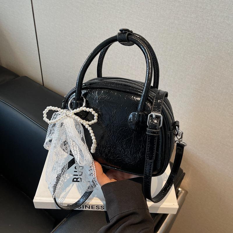 

Summer bag women s new high-end versatile messenger bag fashionable portable work small bag чёрный