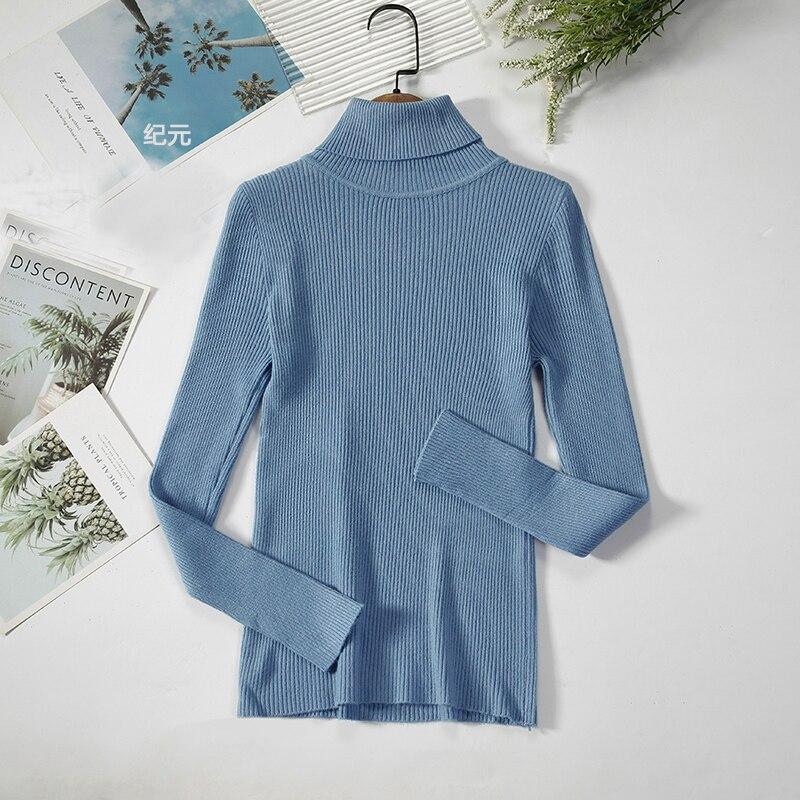 Topuri tricotate toamnă iarnă pulovere femei coreeană subțire pulover pulover tricotat pulover moale și cald Pull femme 16193