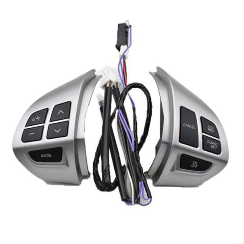 

2025 Новые кнопки для стайлинга автомобиля, совместимые для многофункционального автомобильного радио Mitsubishi, регулятор громкости, переключатель управления на рулевом колесе с кабелями CHINA