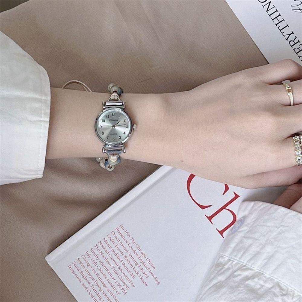 Nieuw Kralen Armband Horloge Verstelbare Band Hanger Ketting Horloge Kwarts Horloge Vrouwen Meisjes