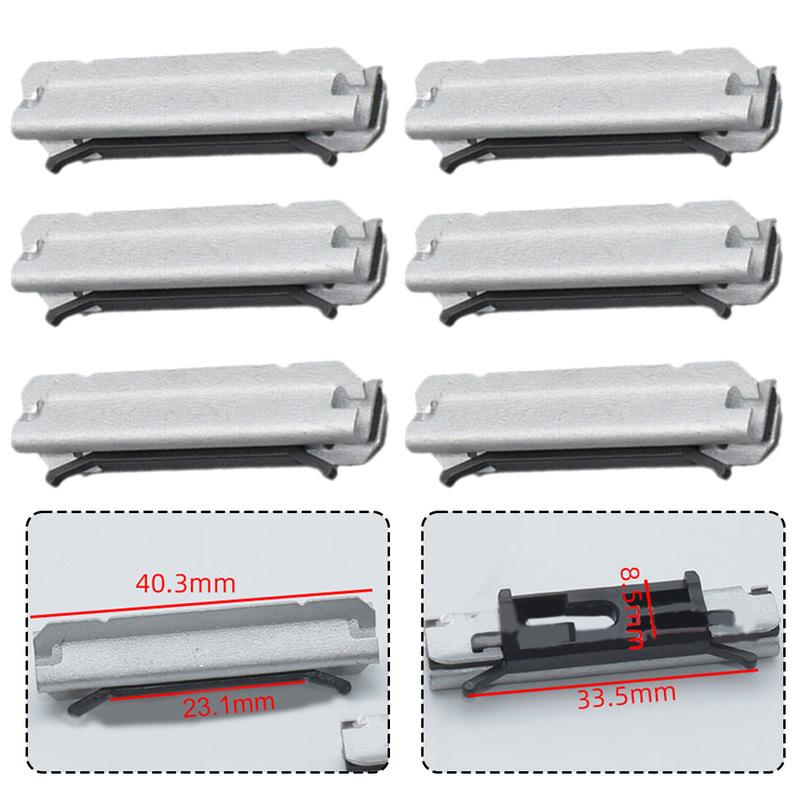 6 Stück Für Bmw E60 E83 FÜR X5 530i Auto Frontscheiben-Zierleistenklammern Ersatzzubehör OE 51317064098