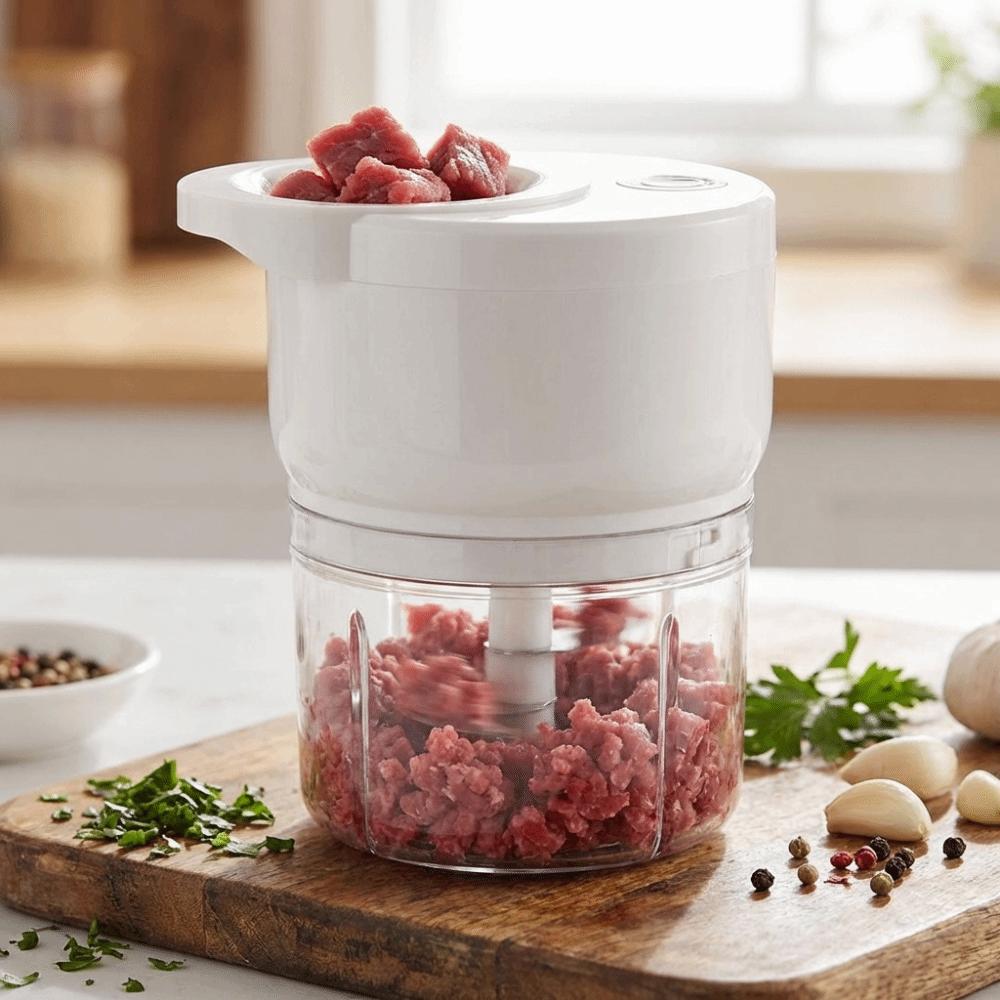 Detachable Food Processor Wireless Vegetable Grinder Handheld Garlic Crusher  Salad Making