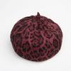 Fashion Leopard Print Beret Women Autumn Winter Thick Warm Hats Trend Hip Hop Women's Hat Vintage Berets Male