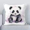 Office Sofa Cushion Cover Cartoon Panda Decorative Pillowcase Fashion Luxury Home Decoration Car Cushion Cover