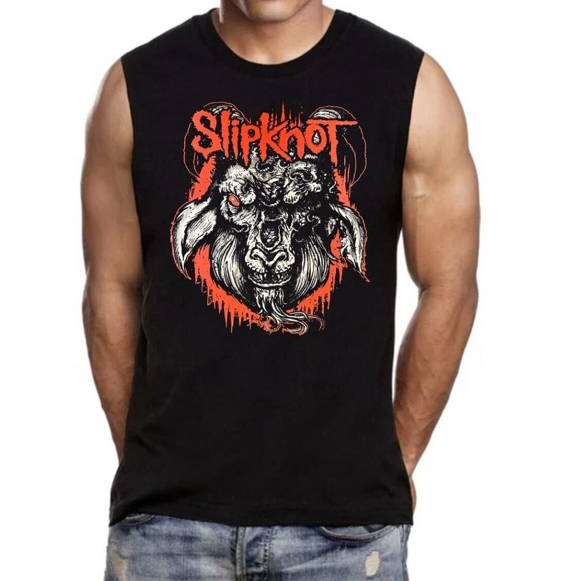 SLIPKNOT GOAT PUNK ROCK BAND MUSCLE SHIRT (Multiple Variations) XXXXL