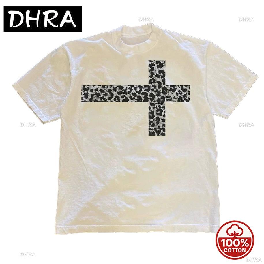 Softcotton Short Sleeve Sunmer Tshirt For Unisex European And American Style Retro Design Sense Short Sleeve Print All Match Top