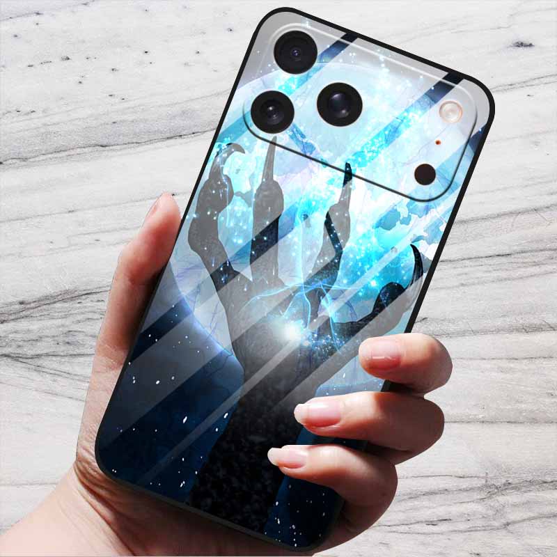 Butterfly Case For iPhone 17 Pro Plus Capa 17 Pro Max iPhone17 Air Bumper Luxury Tempered Glass Hard Back Cover Cute Fund Shell