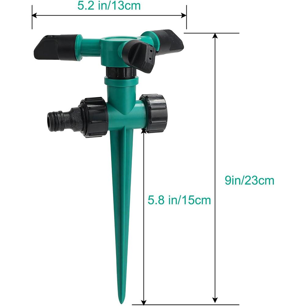 

Садовый автоматический разбрызгиватель для полива сада, вращающийся на 360 градусов, для сельскохозяйственного орошения, орошения
