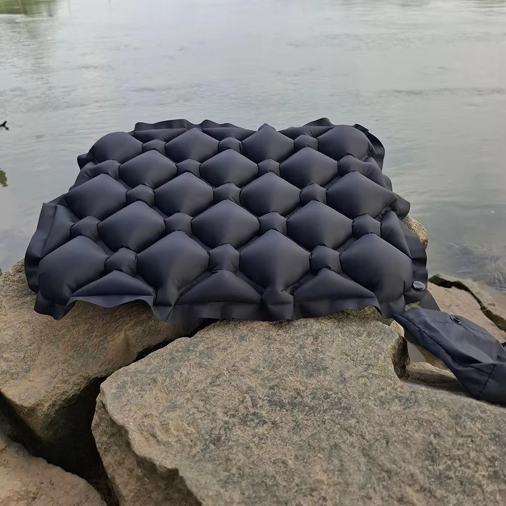 Foldable Inflatable Seat Cushion Moisture-proof Lightweight Camping Chair Mat Space-saving Water Resistant Car Seat Cushion