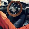 Steering Wheel Cover Women Animal Shaped Protector Auto Steering Wheel Protector For Women Girl Automobile SUV Truck Interior