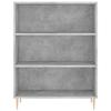 Bookshelf Concrete Grey 69.5 x 32.5 x 90 cm Particleboard