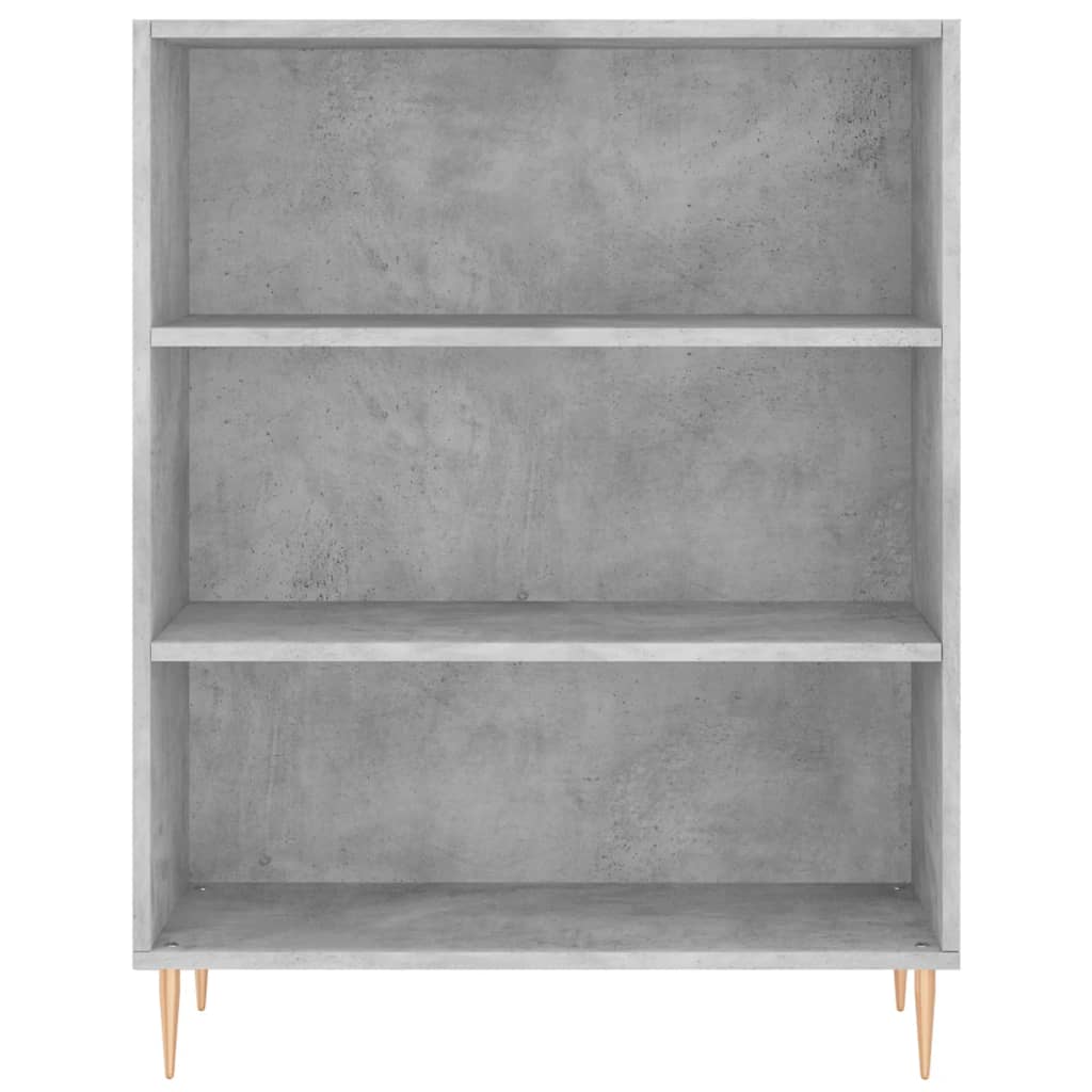 Bookshelf Concrete Grey 69.5 x 32.5 x 90 cm Particleboard