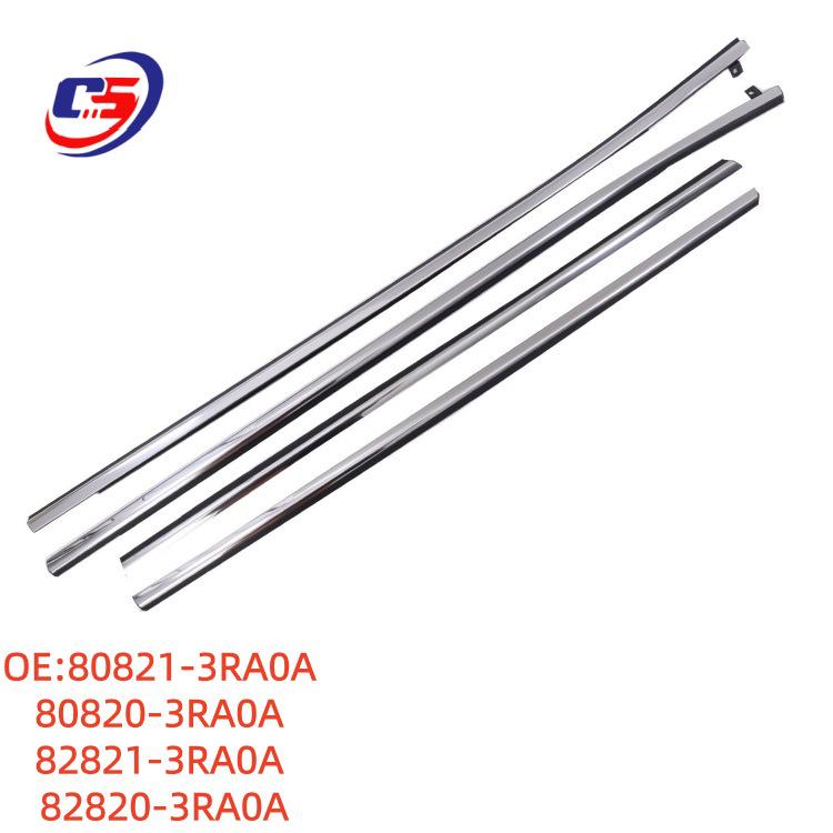 Nissan Sylphy 12-17 Door & Window Rain Deflector Rubber Strip 80821-3RA0A 80820-3RA0A 82821-3RA0A 82820-3RA0A