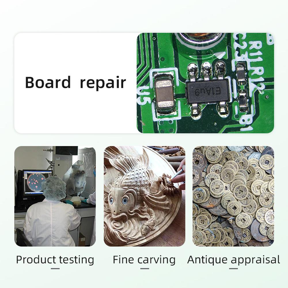 4,3-calowy wyświetlacz Mikroskop cyfrowy 1000X Robienie zdjęć i nagrywanie filmów z 8 regulowanymi diodami LED Podnoszenie