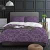 Barock Violett Europäischer Retro-Stil Bettwäsche-Set 3-teilig Bettbezug Kissenbezug Kinder Erwachsener Steppdeckenbezug Doppelbett-Set Heimtextilien