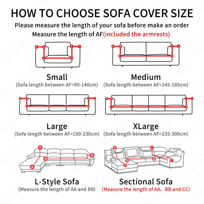 Geometric Printed Sofa Slipcoversastic Sofa Covers For Living Room Non-Slip Couch Cover Funda Sofa S/M/L/Xl 1Pc
