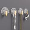Acrylic Transparent Hook Strong Adhesive Kitchen Living Room Bathroom Wall Multifunctional Towe Key Clothes Hats Storage
