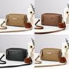 Trendy Street Style Black Handbag Soft Pu Material With Multiple Compartments For Women
