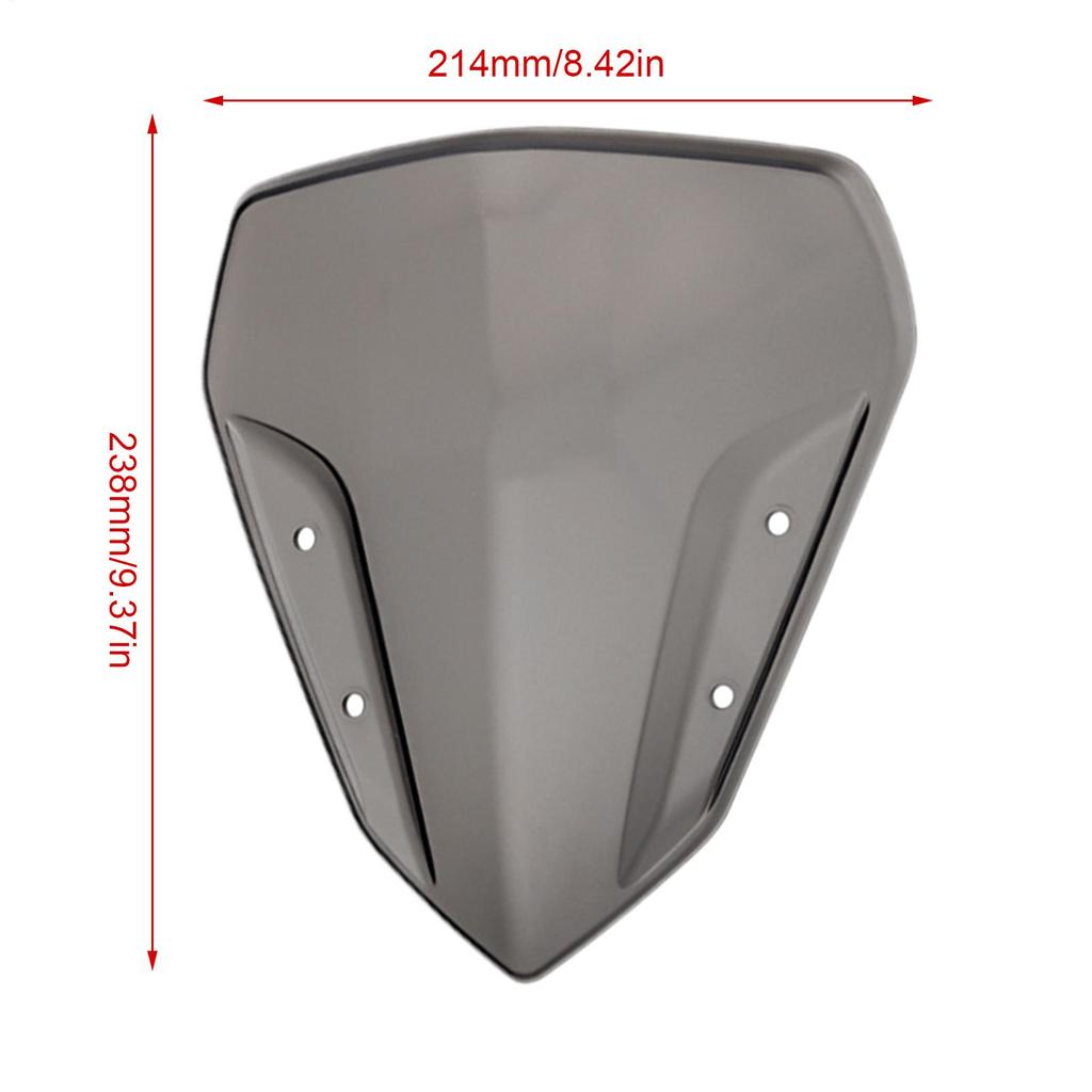 Přední plexi na motorku Proti zamlžování Motocyklové plexi Aerodynamické Vysoká propustnost světla Motocyklové plexi Pro Street