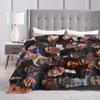 Jacob Elordi Flannel Blanket  Soft Warm Bedding Throws for Home Decor Travel Fluffy Bedspread Sofa Bed Cover