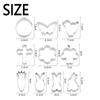 Stainless Steel Cartoon Animal Baking Mold Creative Cute Biscuit Mould  Holiday Party