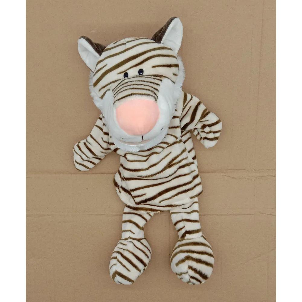 35cm Cartoon Tier Handpuppe Eltern-Kind-Spiel Puppe Löwe Elefant Schwein Beschwichtigen Spielzeug Geburtstagsgeschenke für Kinder