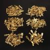 Car Audio Repair Crimp Terminals Wire Connectors Crimp Terminal Connector Set Connector Gold Insulated Sleeves