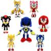 New Arrivals Anime Original Plush 30Cm Toys Super Sonic Dolls Blue Hedgehog Talschatt Plush Doll Kids Holiday Gifts