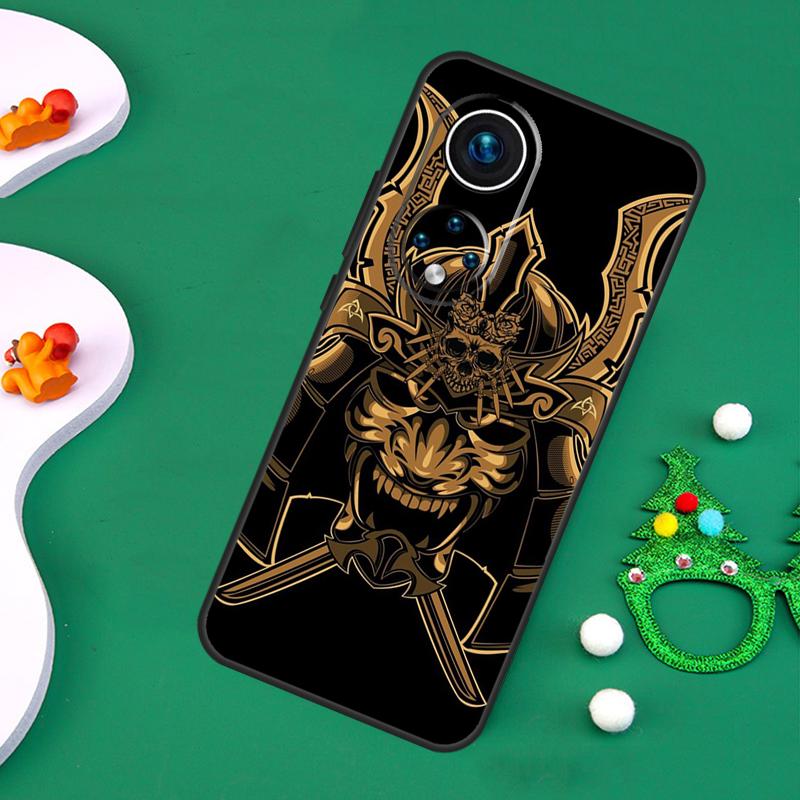 

Маска самурая Чехол-демон Для Honor Magic 7 Lite 6 5 50 70 90 200 Pro X9a X8a X8b X7a X6a X8 X9 X9c X9b Чехол Honor X6a
