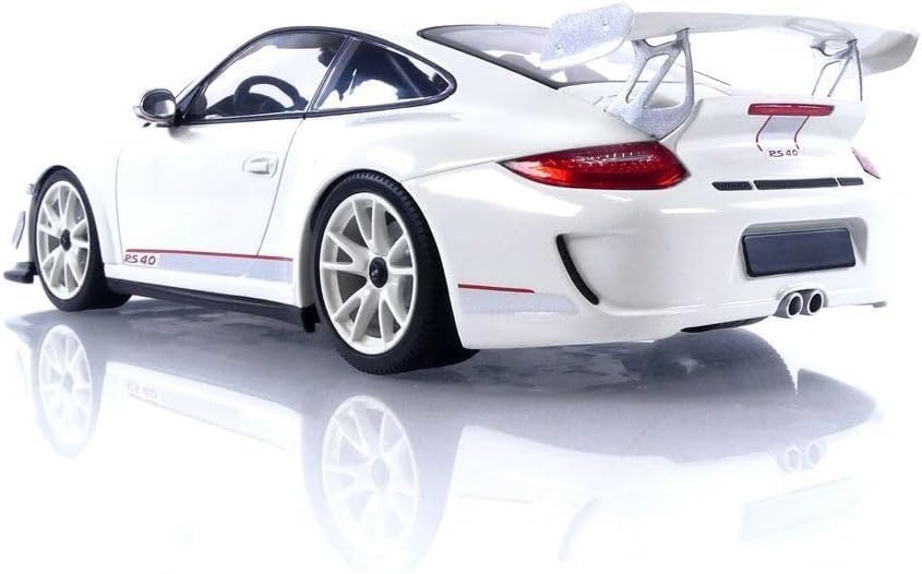 Maisto Porsche 911 GT3 RS4.0 White 1/18 Scale Special Edition Model with Opening Doors and Opening Hood, Diecast Car