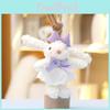 Cute Cartoon Bunny Plush Doll With Pp Cotton Filling For Bag Decor And Collectors