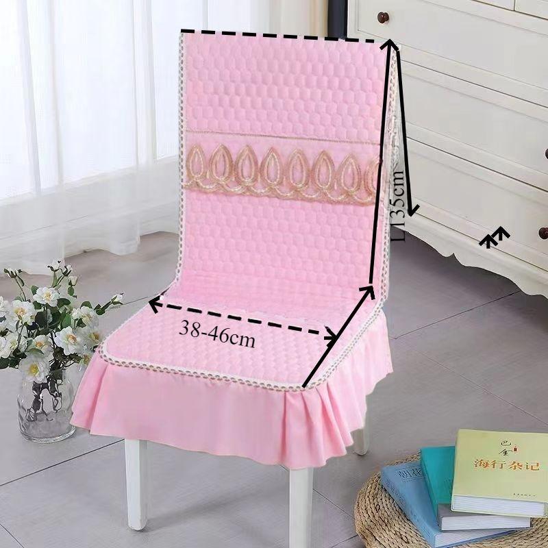 1 Pcs Thick Anti Slip High-end Dining Chair Cushion A General Term Cotton Kapok Seat Cover Integrated Chair Cover Chinese Style Universal Chair Mat