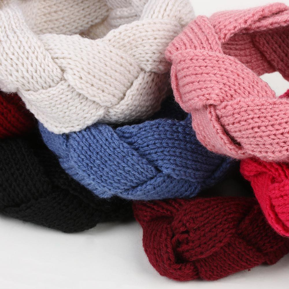 Winter Warm Gifts Knitted Headband Crochet Hair Band Twist Headwear Vintage