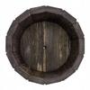 Holzblumentopf 28xH17 niedrig K. Rosenholz