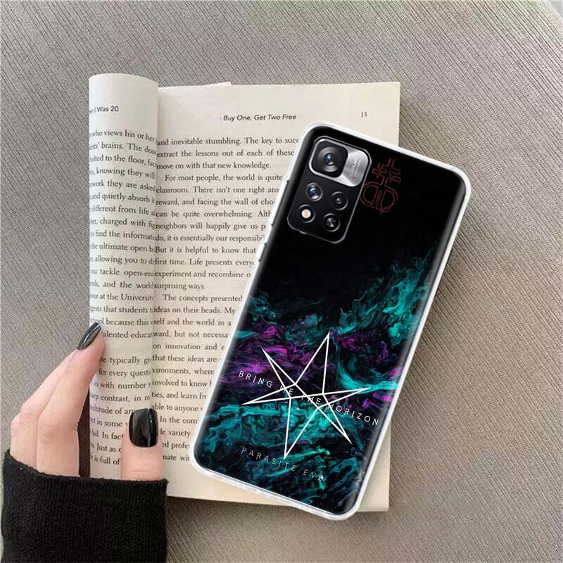 

B-BringS Me The HorizonS Bmth Чехол для телефона для Redmi Note 13 12 Pro Plus 14 15 Pro 5G 11 11T 11E 11S 10 Pro 10S 9 9S Чехол Cell Cl Redmi Note 13 5G