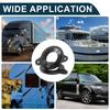 TUCKBOLD Speaker Spacer Ring Midrange Speaker Spacer Adapter for Toyota Waterproof Speaker Subwoofer Mount Spacer Racket Ring Black 2pcs