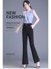 Women's Versatile Micro-Flare Pants - Comfortable High-Waisted, Slimming Wide-Leg for Spring/Summer