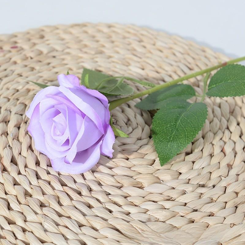 Single Velvet Strand Rose Simulation Flower Table Decor And Special Occasions