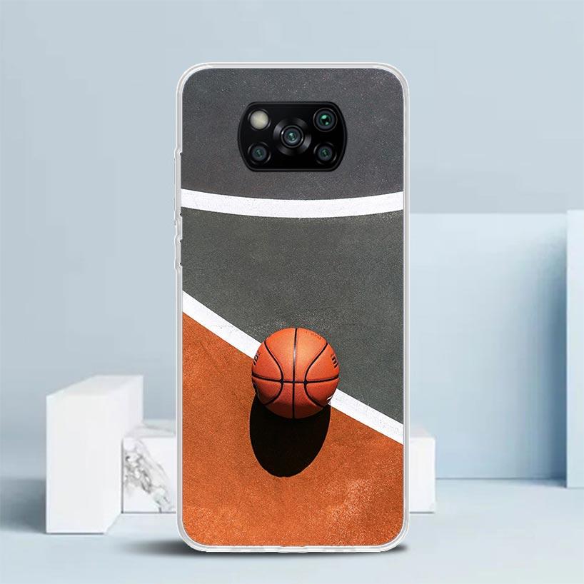 Basketball Basket Sports Phone Case For Xiaomi Poco F7 Ultra X5 X6 X7 Pro M7 Redmi 15C 15 13C 13 12C 12 10C 10 10A 9 9C 9A 9T Co