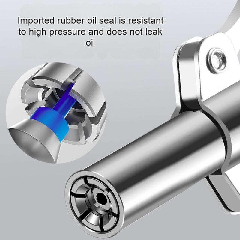 10000PSI Fettkupplung Schnellverschluss Fettdüse Ölinjektordüse Verriegelungszange Typ Fettwerkzeugspitzen