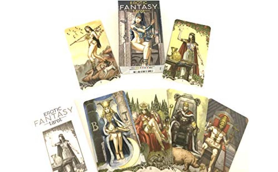 Tarot Erotic Fantasy Waite 78 Tarot Japanese Instruction Manual Authentic Product I.I.J Cards, Tarot, Edition, Cards, Reading, Included,