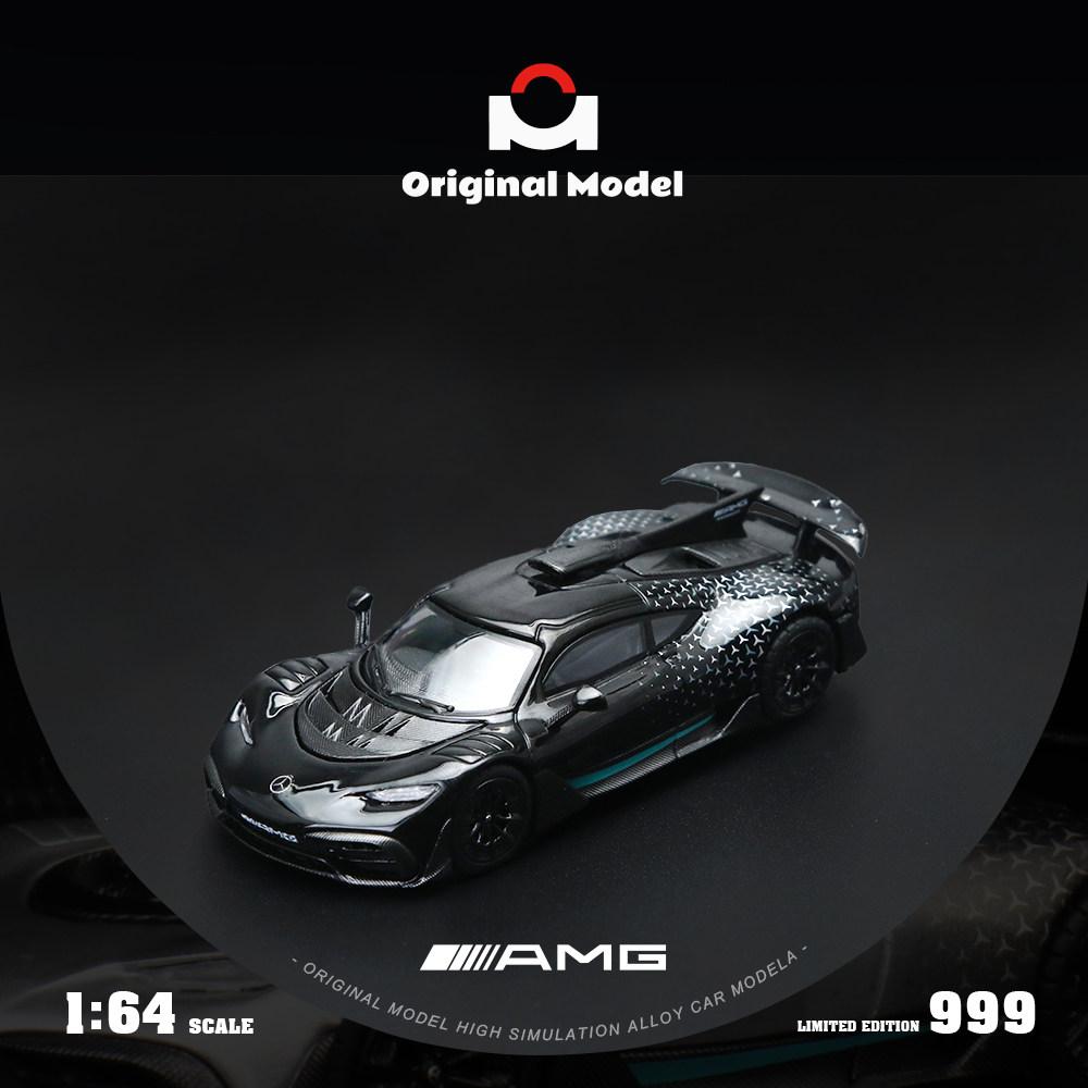 

Mercedes-Benz AMG ONE Starry Black Original Model 1:64 Die Cast Car Model Gifts for Boys During the Holidays
