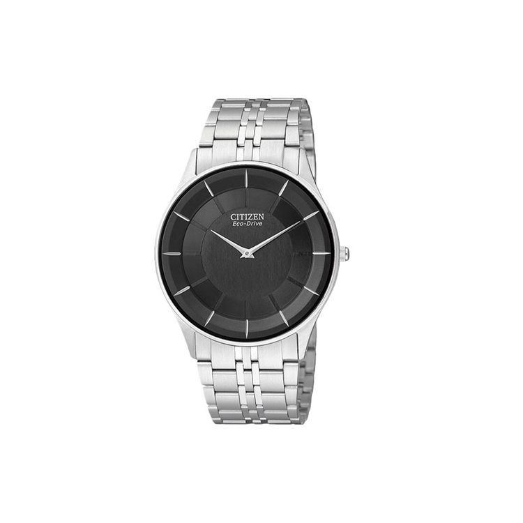Citizen Eco-Drive Series 30m Water Resistant Solar Quartz Movement Stainless Steel Watch Men watches Black AR3010-65E