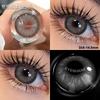 EYESHARE 2pcs Fashion Colored Contact Lenses Cosmetic Natural Pupils Blue Eyes Yearly Use Beauty Makeup