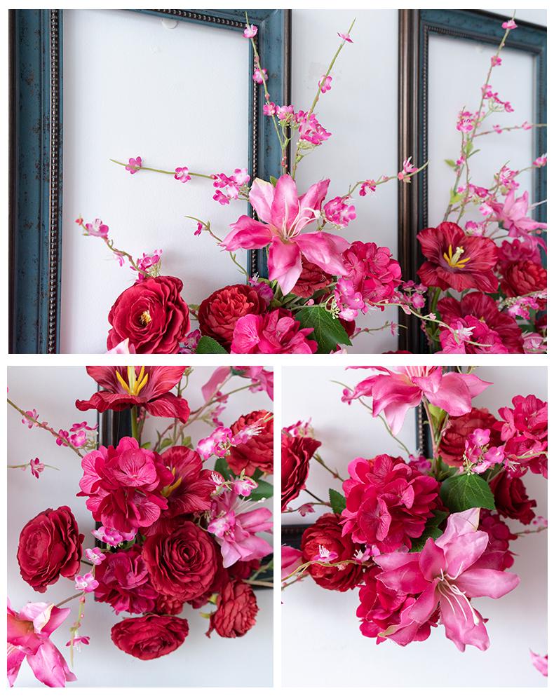 Floral Art Photo Frame Set for Wall and Window Decoration